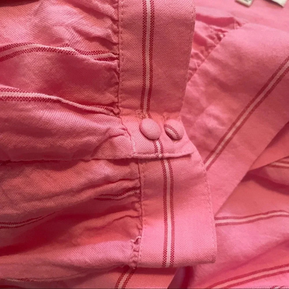 Madewell Cecelia Pink Wrap Blouse - Picture 6 of 6